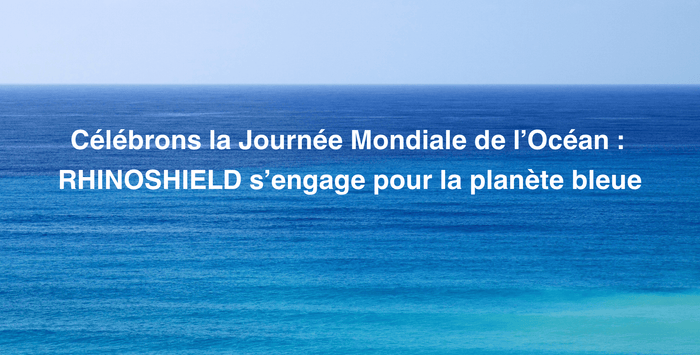 RHINOSHIELD Ocean Collection coque journée mondiale de l'océan
