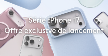 Offre de lancement iPhone 17 : -40% sur la Protection écran + Protection Objectif offerte